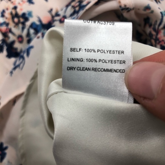 Ali & Jay Chasing Butterflies Cold Shoulder Dress Light Pink Floral V-Neck Small - Picture 11 of 11